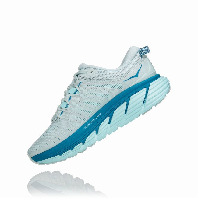 Hoka One One GAVIOTA 3 Női Vegán Cipő Kék | d9AK6wHZ