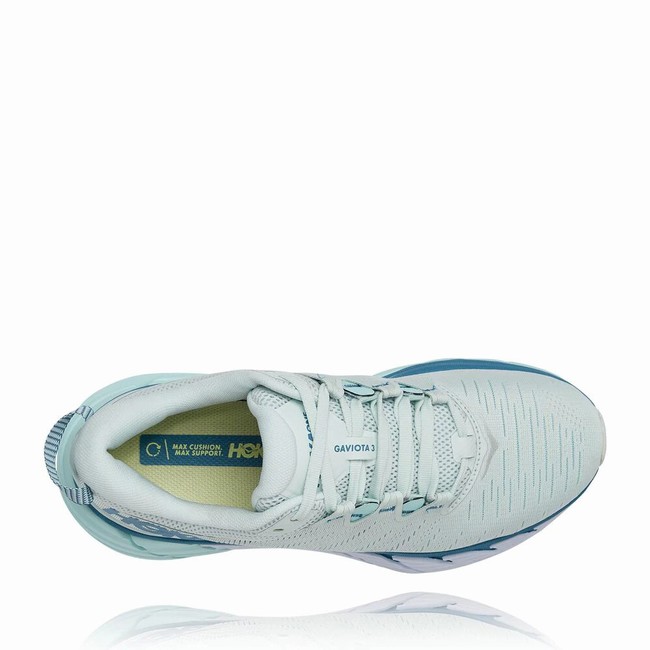 Hoka One One GAVIOTA 3 Női Vegán Cipő Kék | d9AK6wHZ