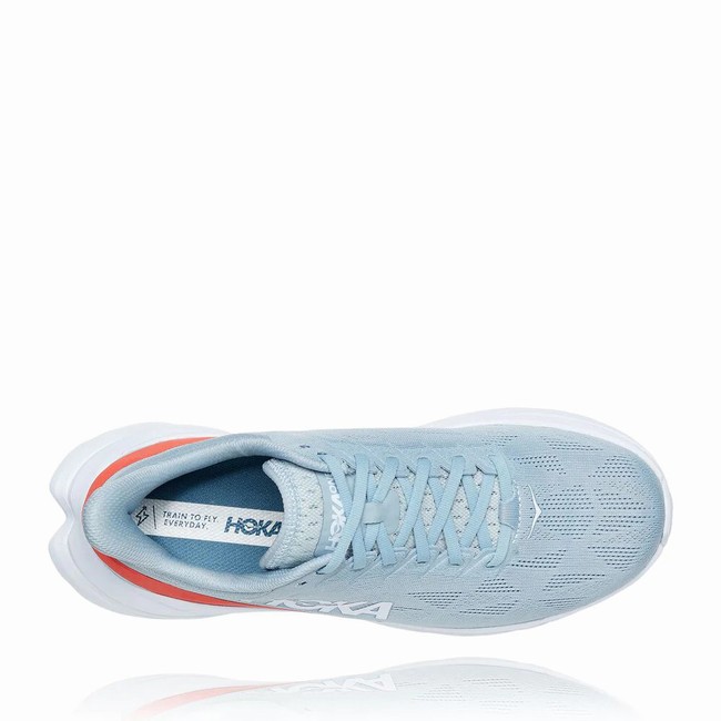 Hoka One One MACH 4 Férfi Vegán Cipő Kék Piros | 3IaFOjGK