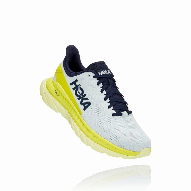 Hoka One One MACH 4 Férfi Vegán Cipő Szürke Zöld | WDYO4nUJ