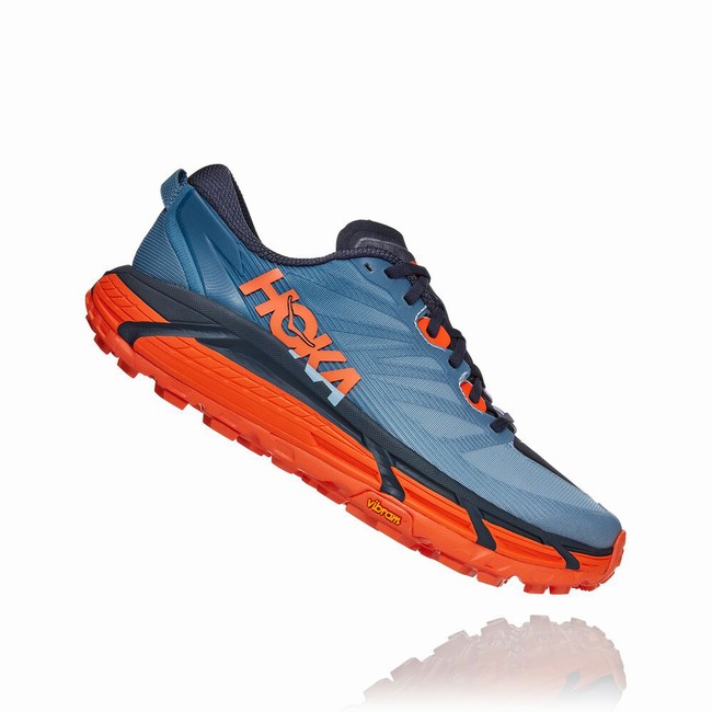 Hoka One One MAFATE SPEED 3 Férfi Trail Futócipő Kék Narancssárga | HCgYUJqv