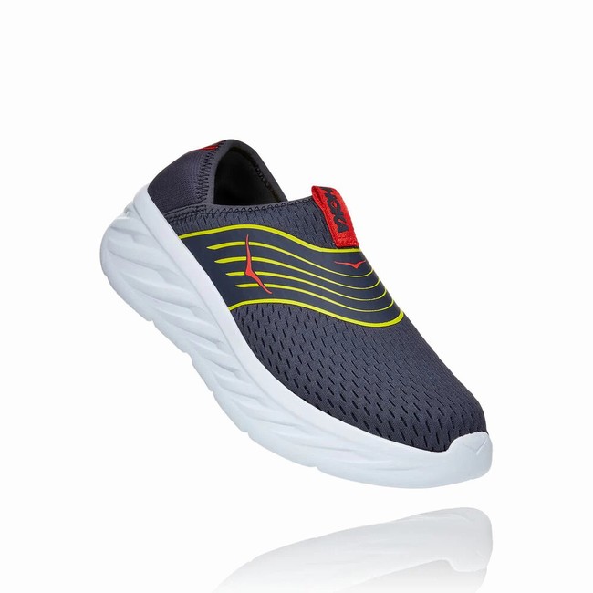 Hoka One One ORA RECOVERY Férfi Papucs Fekete Fehér | lHGqIOCp