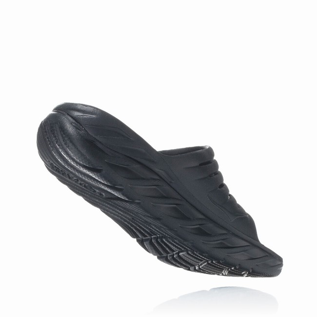 Hoka One One ORA RECOVERY SLIDE 2 Férfi Papucs Fekete | AYsa1xS6