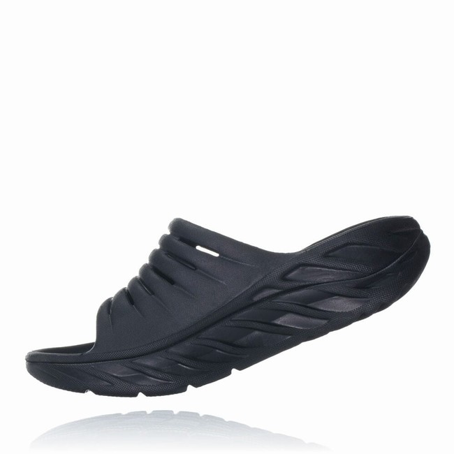 Hoka One One ORA RECOVERY SLIDE 2 Férfi Papucs Fekete | AYsa1xS6