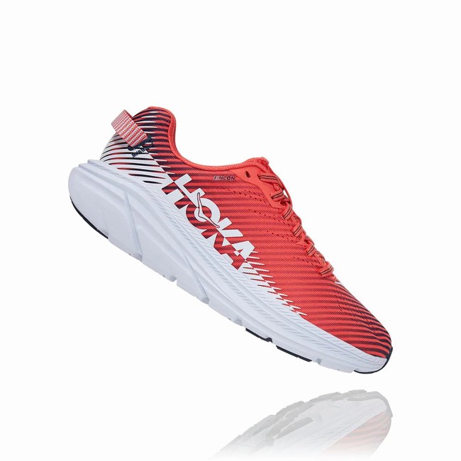 Hoka One One RINCON 2 Női Vegán Cipő Piros Fehér | 1cnK0RMB