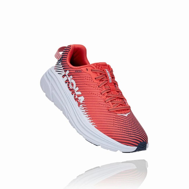 Hoka One One RINCON 2 Női Vegán Cipő Piros Fehér | 1cnK0RMB