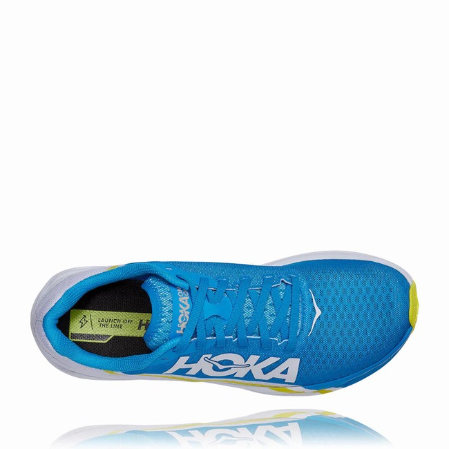 Hoka One One ROCKET X Női Közúti Futócipő Kék Fehér | twkZmq9J