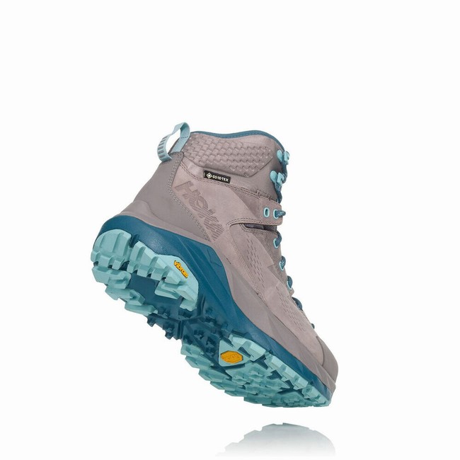 Hoka One One SKY KAHA GORE-TEX Női Túracipő Szürke Kék | 28FGTHps