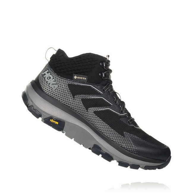 Hoka One One SKY TOA GORE-TEX Férfi Túracipő Fekete | WARdEC0Z