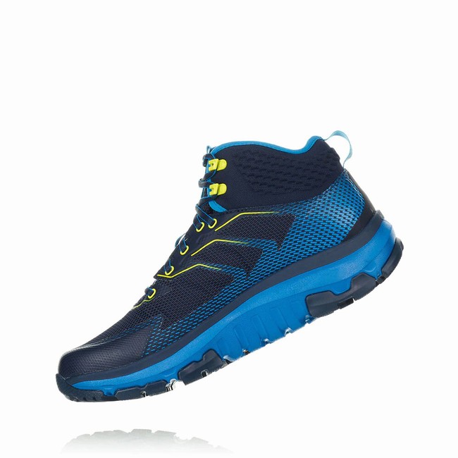 Hoka One One SKY TOA GORE-TEX Férfi Vegán Cipő Sötétkék Kék | 80Yz3xJp