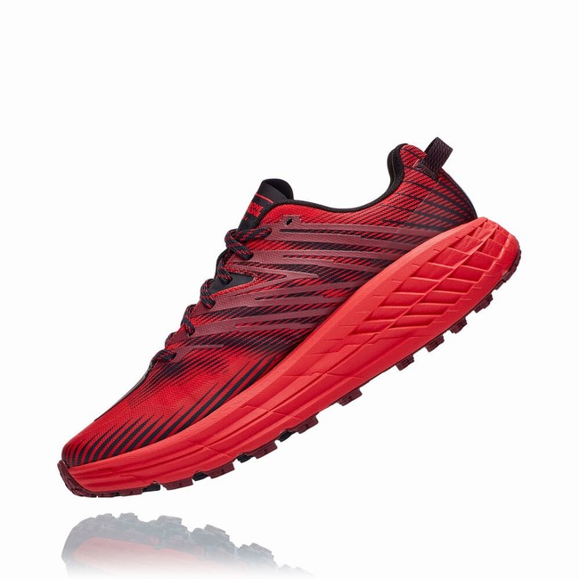 Hoka One One SPEEDGOAT 4 Férfi Széles Cipő Piros | ZXi2eKYN