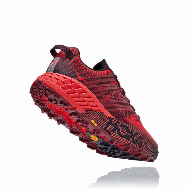 Hoka One One SPEEDGOAT 4 Férfi Trail Futócipő Piros | LvnZXWiz