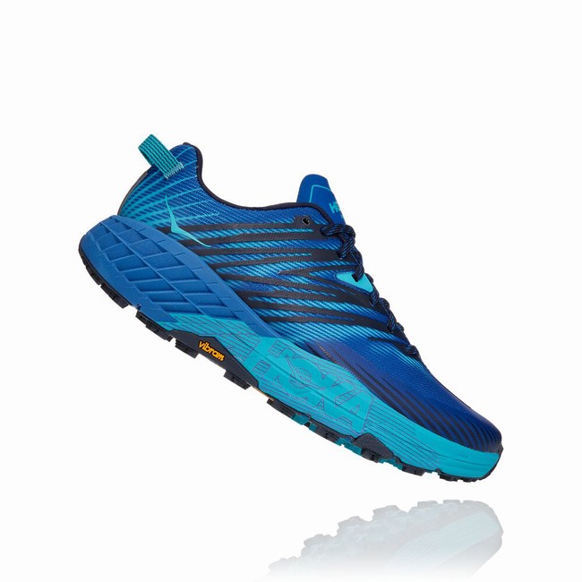 Hoka One One SPEEDGOAT 4 Férfi Trail Futócipő Kék | NR9MzL68