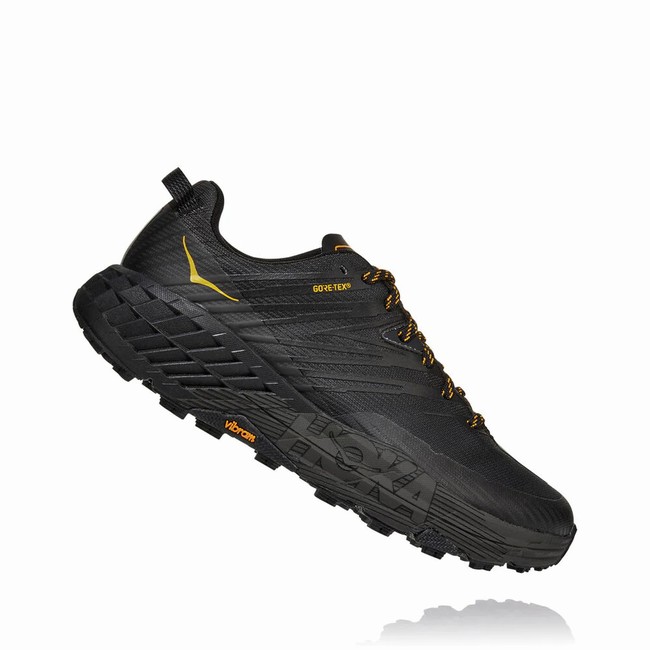 Hoka One One SPEEDGOAT 4 GORE-TEX Férfi Vegán Cipő Fekete | 51dwLbrV