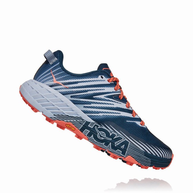 Hoka One One SPEEDGOAT 4 Női Trail Futócipő Sötétkék Fehér | zmjY1kdP