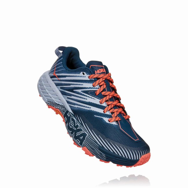 Hoka One One SPEEDGOAT 4 Női Trail Futócipő Sötétkék Fehér | zmjY1kdP