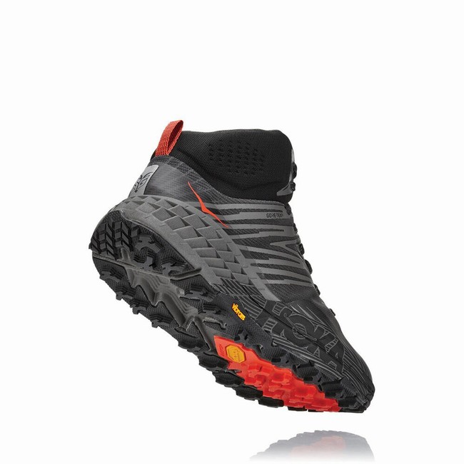 Hoka One One SPEEDGOAT MID 2 GORE-TEX Férfi Vegán Cipő Szürke Fekete | dm4tFgZ3