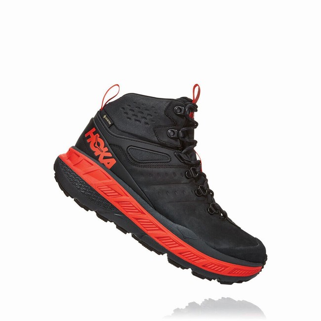 Hoka One One STINSON MID GORE-TEX Férfi Túracipő Fekete | 2hLAeCs9