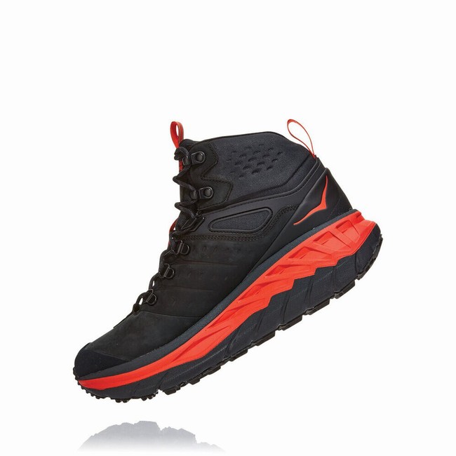 Hoka One One STINSON MID GORE-TEX Férfi Túracipő Fekete | 2hLAeCs9