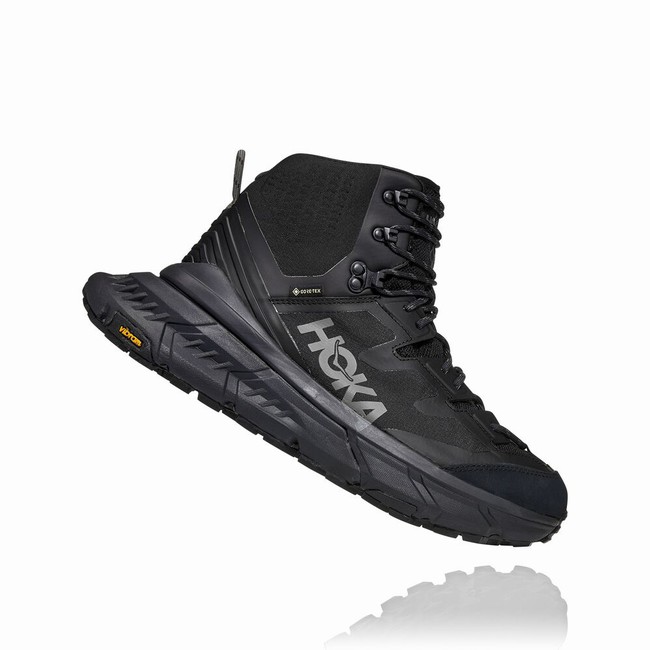 Hoka One One TENNINE HIKE GORE-TEX Férfi Túracipő Fekete | Jf6BU4Zp