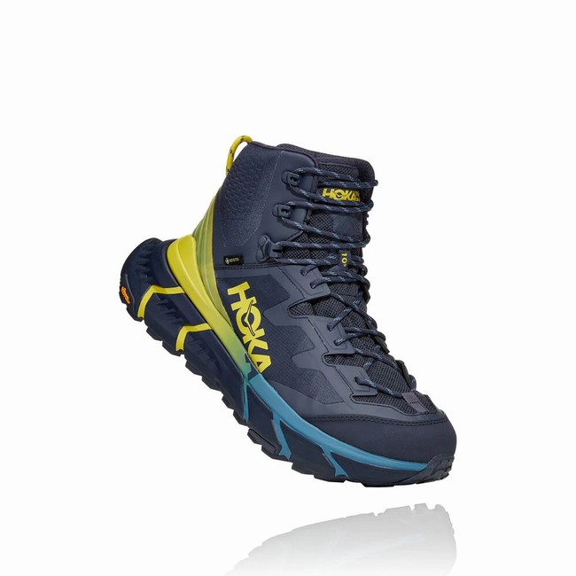 Hoka One One TENNINE HIKE GORE-TEX Férfi Túracipő Fekete | vMlFV841