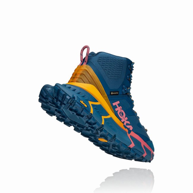 Hoka One One TENNINE HIKE GORE-TEX Női Túracipő Kék | XNi6cAJP