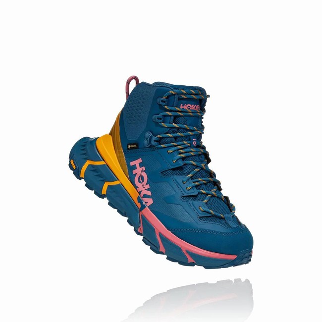 Hoka One One TENNINE HIKE GORE-TEX Női Túracipő Kék | XNi6cAJP