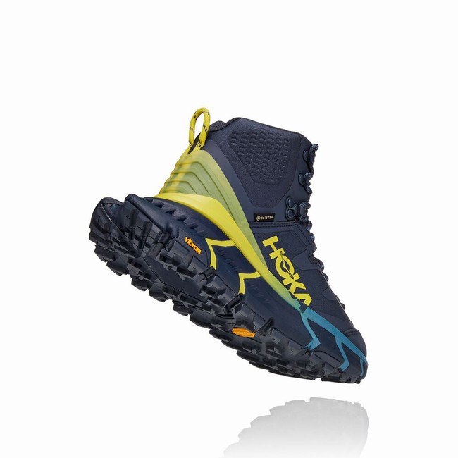 Hoka One One TENNINE HIKE GORE-TEX Női Túracipő Sötétkék Zöld | xmzJ3RYn