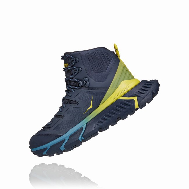 Hoka One One TENNINE HIKE GORE-TEX Női Túracipő Sötétkék Zöld | xmzJ3RYn