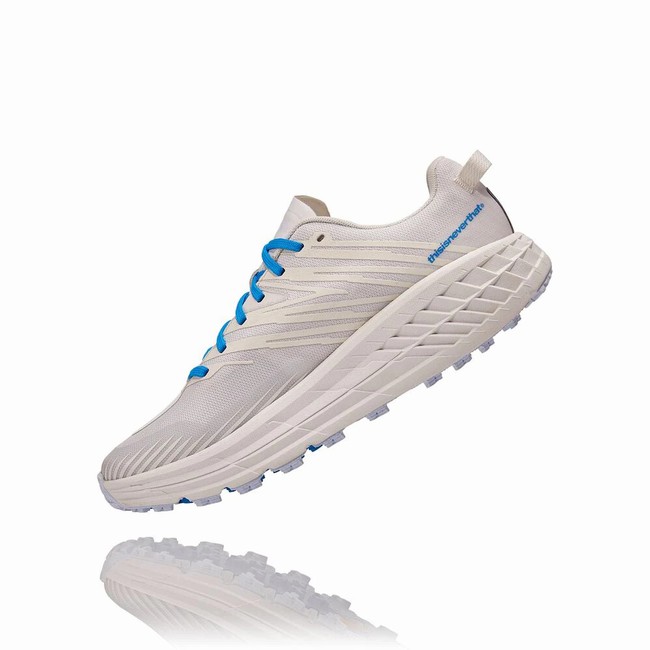 Hoka One One TINT SPEEDGOAT 4 Férfi Vegán Cipő Bézs Kék | NBwt5jge