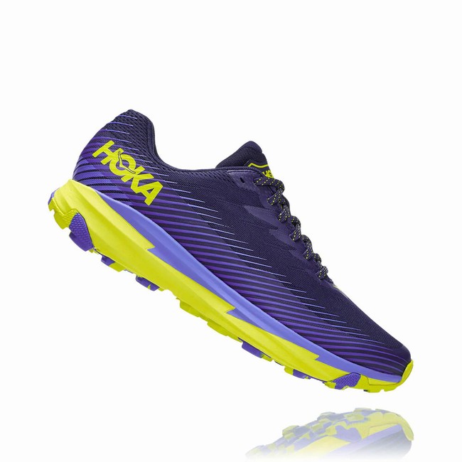 Hoka One One TORRENT 2 Férfi Vegán Cipő Lila Zöld | B8rS0X91