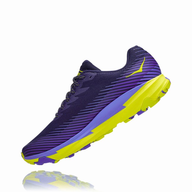 Hoka One One TORRENT 2 Férfi Vegán Cipő Lila Zöld | B8rS0X91