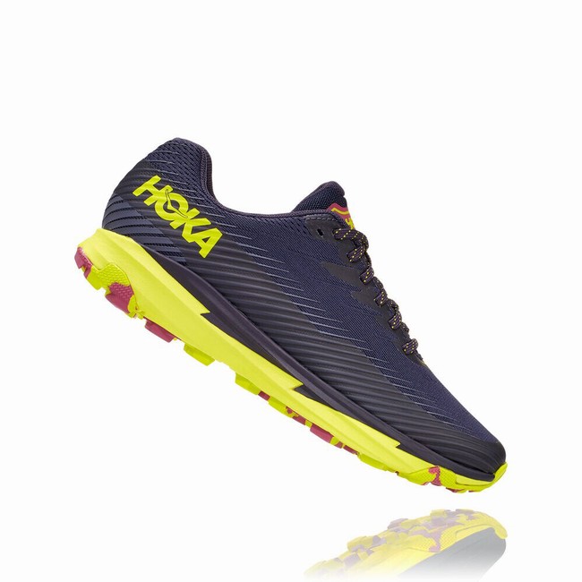 Hoka One One TORRENT 2 Női Trail Futócipő Sötétkék Fekete Zöld | rMtTpNqC