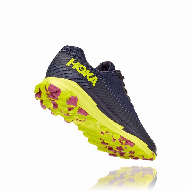 Hoka One One TORRENT 2 Női Trail Futócipő Sötétkék Fekete Zöld | rMtTpNqC