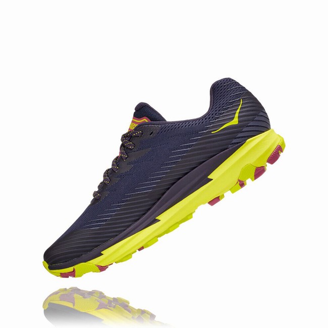 Hoka One One TORRENT 2 Női Trail Futócipő Sötétkék Fekete Zöld | rMtTpNqC